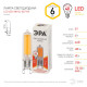 Лампа светодиодная Эра G9 6W 2700K LED JCD-6W-GL-827-G9 Б0049085