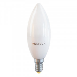 Лампа светодиодная Voltega E14 10W 2800К матовая VG2-C37E14warm10W 7064
