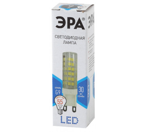 Лампа светодиодная Эра G9 7W 4000K LED JCD-7W-CER-840-G9 Б0027866 Лампа светодиодная Эра G9 7W 4000K LED JCD-7W-CER-840-G9 Б0027866
