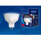 Лампа светодиодная (UL-00002421) Uniel GU10 6W 4000K матовая LED-JCDR 6W/NW/GU10/FR PLP01WH