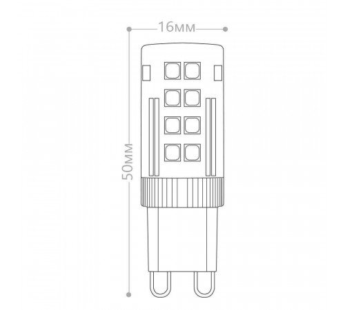 Лампа светодиодная Feron G9 5W 6400K Прямосторонняя Матовая LB-430 25638 Лампа светодиодная Feron G9 5W 6400K Прямосторонняя Матовая LB-430 25638