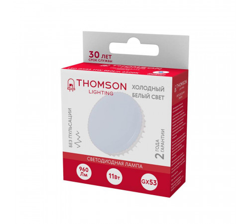 Лампа светодиодная Thomson GX53 11W 6500K TH-B4011 Лампа светодиодная Thomson GX53 11W 6500K TH-B4011