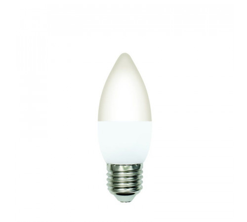 Лампа светодиодная Volpe E27 6W 3000K матовая LED-C37-6W/3000K/E27/FR/SLS UL-00008788 Лампа светодиодная Volpe E27 6W 3000K матовая LED-C37-6W/3000K/E27/FR/SLS UL-00008788