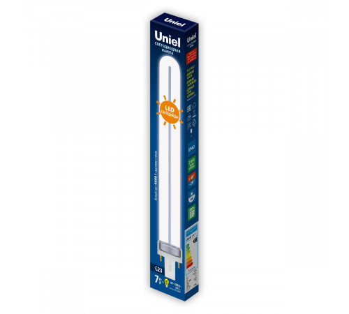 Лампа светодиодная Uniel LED-PL-7W/4000K/G23/FR PLZ03WH UL-00005662 Лампа светодиодная Uniel LED-PL-7W/4000K/G23/FR PLZ03WH UL-00005662