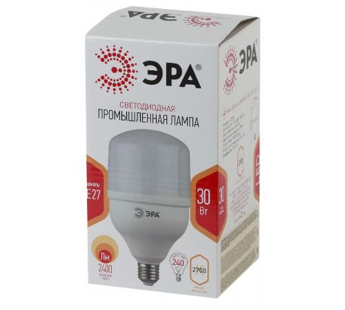 Лампа светодиодная Эра E27 30W 2700K LED POWER T100-30W-2700-E27 Б0027002 Лампа светодиодная Эра E27 30W 2700K LED POWER T100-30W-2700-E27 Б0027002