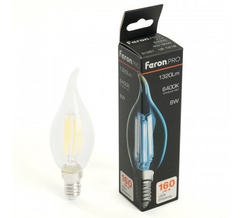 Лампа светодиодная Feron LB-1218 E14 8W 6400K 51267 Лампа светодиодная Feron LB-1218 E14 8W 6400K 51267
