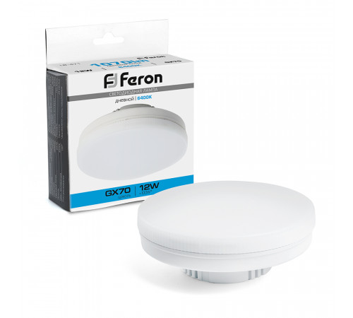 Лампа светодиодная Feron LB-471 GX70 12W 6400K 48302 Лампа светодиодная Feron LB-471 GX70 12W 6400K 48302