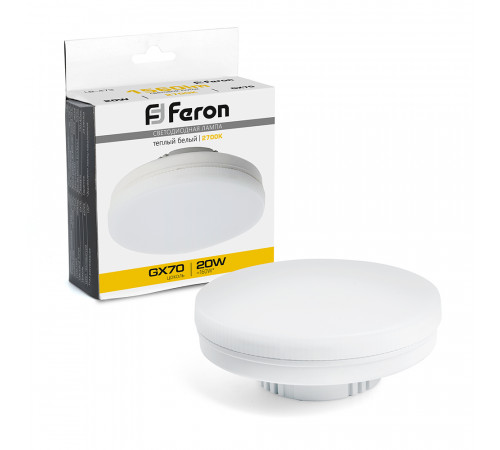 Лампа светодиодная Feron LB-473 GX70 20W 2700K 48306 Лампа светодиодная Feron LB-473 GX70 20W 2700K 48306