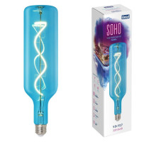 Лампа светодиодная Uniel LED-SF21-5W/SOHO/E27/CW BLUE GLS77BL UL-00007628