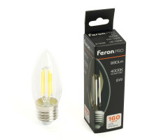 Светодиодная лампа Feron LB-1206 E27 6W 4000K 51239