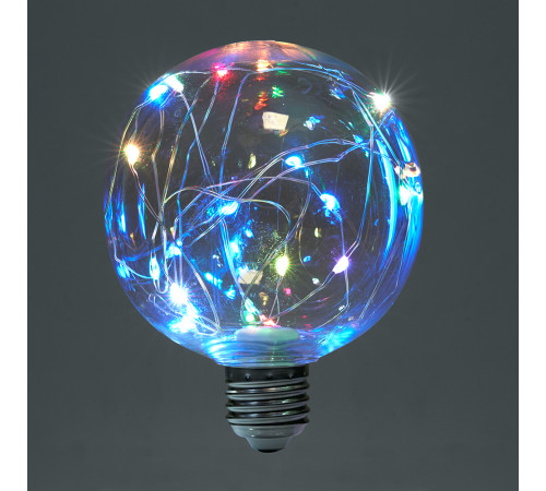 Лампа светодиодная Feron LB-382 E27 3W RGB 41678 Лампа светодиодная Feron LB-382 E27 3W RGB 41678