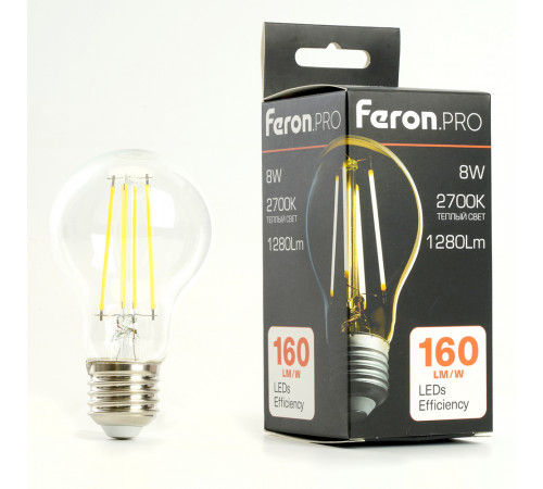 Светодиодная лампа Feron LB-1108 E27 8W 2700K 48892