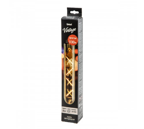 Лампа светодиодная Uniel Vintage LED-L32A-4W/GOLDEN/E27 GLV21GO UL-00010553 Лампа светодиодная Uniel Vintage LED-L32A-4W/GOLDEN/E27 GLV21GO UL-00010553