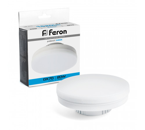 Лампа светодиодная Feron LB-473 GX70 20W 6400K 48308 Лампа светодиодная Feron LB-473 GX70 20W 6400K 48308