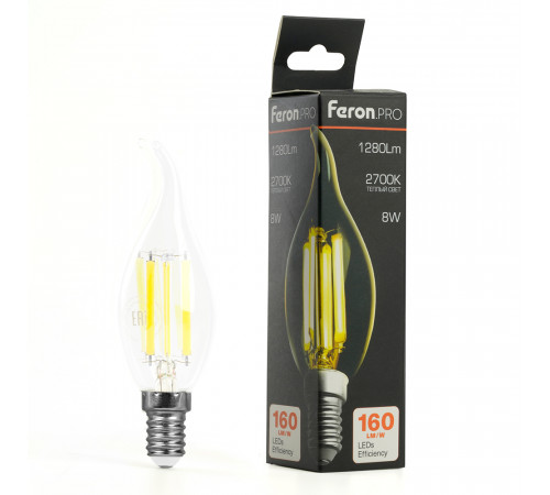 Лампа светодиодная Feron LB-1218 E14 8W 2700K 51265 Лампа светодиодная Feron LB-1218 E14 8W 2700K 51265