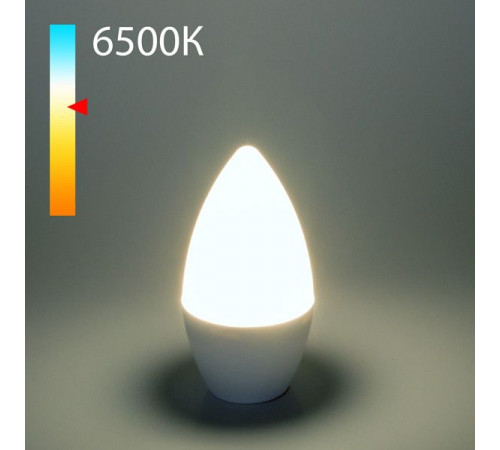 Лампа светодиодная Elektrostandard E14 8W 6500K свеча матовая 4690389152320 Лампа светодиодная Elektrostandard E14 8W 6500K свеча матовая 4690389152320