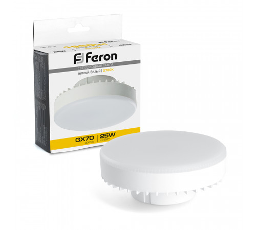 Лампа светодиодная Feron LB-474 GX70 25W 2700K 38268 Лампа светодиодная Feron LB-474 GX70 25W 2700K 38268