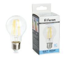 Лампа светодиодная Feron LB-620 Шар E27 20W 6400K 48285