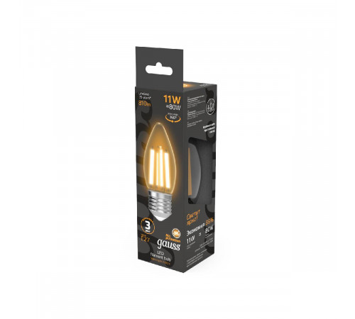 Лампа светодиодная Gauss Filament E27 11W 2700K 103802111 Лампа светодиодная Gauss Filament E27 11W 2700K 103802111
