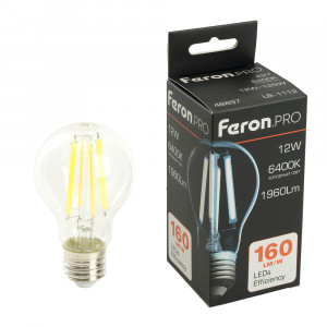 Светодиодная лампа Feron LB-1112 E27 12W 6400K 48897