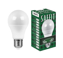 Лампа светодиодная Saffit SBA6012 шар E27 12W 2700K 55007