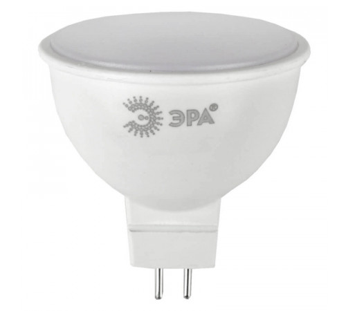 Лампа светодиодная ЭРА GU5.3 8W 2700K матовая LED MR16-8W-827-GU5.3 Б0020546 Лампа светодиодная ЭРА GU5.3 8W 2700K матовая LED MR16-8W-827-GU5.3 Б0020546