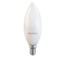 Лампа светодиодная Voltega E14 10W 4000К матовая VG2-C37E14warm10W 7065