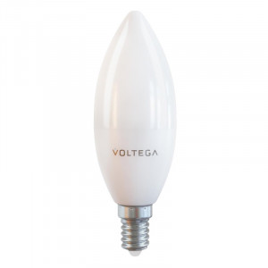Лампа светодиодная Voltega E14 10W 4000К матовая VG2-C37E14warm10W 7065