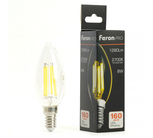 Светодиодная лампа Feron LB-1208 E14 8W 2700K 51247 Светодиодная лампа Feron LB-1208 E14 8W 2700K 51247