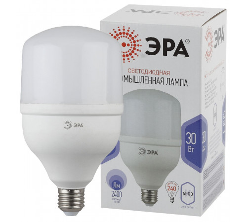 Лампа светодиодная Эра E27 30W 6500K LED POWER T100-30W-6500-E27 Б0049597 Лампа светодиодная Эра E27 30W 6500K LED POWER T100-30W-6500-E27 Б0049597