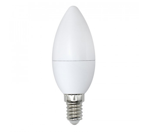 Лампа светодиодная (UL-00003802) Volpe E14 9W 6500K матовая LED-C37-9W/DW/E14/FR/NR Лампа светодиодная (UL-00003802) Volpe E14 9W 6500K матовая LED-C37-9W/DW/E14/FR/NR