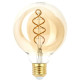 Лампа светодиодная Эра E27 7W 2400K F-LED G95-7W-824-E27 spiral gold Б0047663