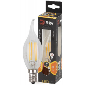 Лампа светодиодная Эра E14 7W 2700K F-LED BXS-7W-827-E14 Б0027944