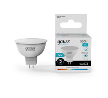 Лампа светодиодная Gauss Elementary MR16 GU5.3 7W 4100K матовая 11527