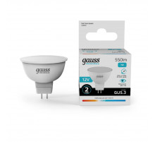 Лампа светодиодная Gauss Elementary MR16 GU5.3 7W 4100K матовая 11527