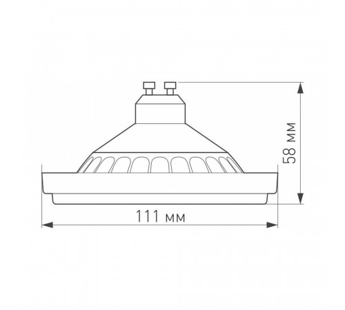 Лампа светодиодная Arlight AR111-UNIT-GU10-15W-DIM 025624 Лампа светодиодная Arlight AR111-UNIT-GU10-15W-DIM 025624