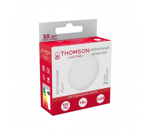 Лампа светодиодная Thomson GX53 11W 4000K TH-B4010 Лампа светодиодная Thomson GX53 11W 4000K TH-B4010