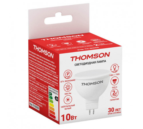 Лампа светодиодная Thomson GU5.3 10W 4000K TH-B2050 Лампа светодиодная Thomson GU5.3 10W 4000K TH-B2050