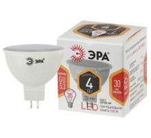 Лампа светодиодная Эра GU5.3 4W 2700K LED MR16-4W-827-GU5.3 Б0017897