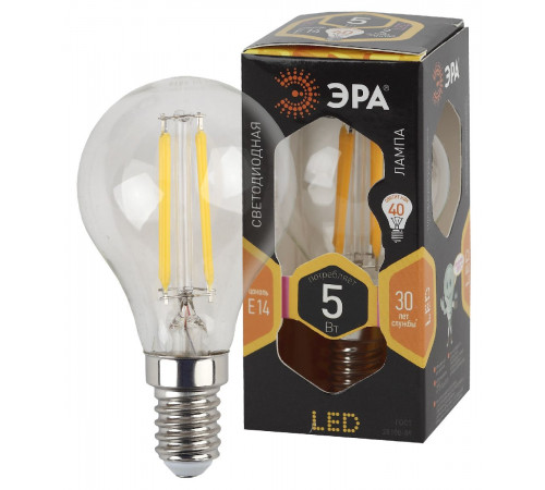 Лампа светодиодная Эра E14 5W 2700K F-LED P45-5W-827-E14 Б0019006 Лампа светодиодная Эра E14 5W 2700K F-LED P45-5W-827-E14 Б0019006