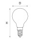 Лампа светодиодная Lightstar E27 8W 3000K 933002
