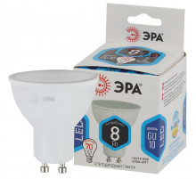 Лампа светодиодная Эра GU10 8W 4000K LED MR16-8W-840-GU10 Б0036729