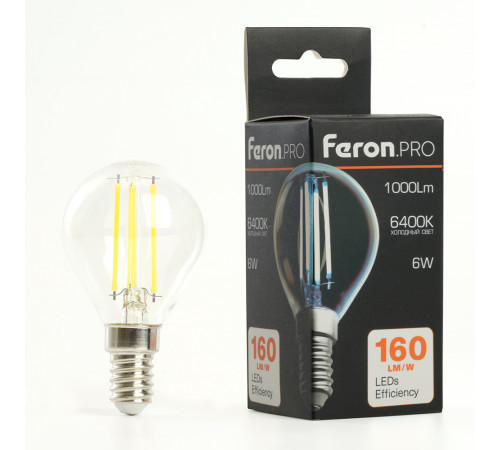 Лампа светодиодная Feron LB-1706 E14 6W 6400K 51258 Лампа светодиодная Feron LB-1706 E14 6W 6400K 51258