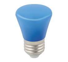 Лампа светодиодная Volpe Decor color LED-D45-1W/BLUE/E27/FR/С BELL UL-00005639