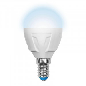 Лампа светодиодная (UL-00002417) Uniel E14 7W 4000K матовая LED-G45 7W/NW/E14/FR PLP01WH