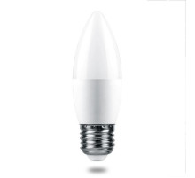 Лампа светодиодная Feron E27 7,5W 4000K свеча матовая LB-1307 38057