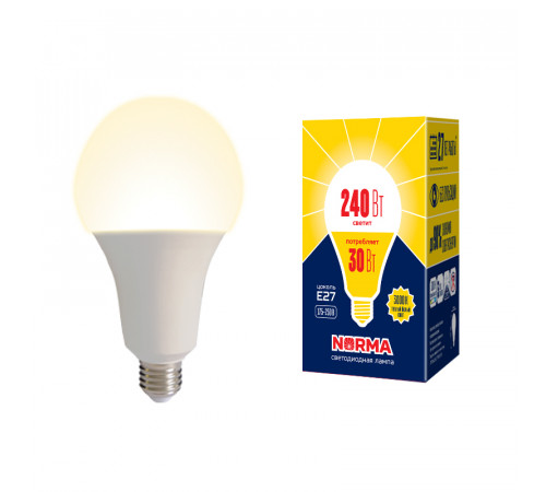 Лампа светодиодная Volpe E27 30W 3000K матовая LED-A95-30W/3000K/E27/FR/NR UL-00005604 Лампа светодиодная Volpe E27 30W 3000K матовая LED-A95-30W/3000K/E27/FR/NR UL-00005604