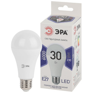 Лампа светодиодная Эра E27 30W 6000K LED A65-30W-860-E27 Б0048017