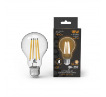 Лампа светодиодная Gauss Filament E27 18W 2700K 102902118