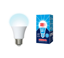 Лампа светодиодная (UL-00003786) Volpe E27 11W 4000K матовая LED-A60-11W/NW/E27/FR/NR